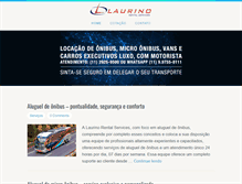 Tablet Screenshot of laurino.com.br